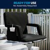 Flash Furniture Extra Wide Black Reclining Stadium Arm Chair FV-FA090L-BK-GG